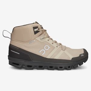 On Cloudrock Waterproof Herr - On Vandringsskor Beige Billig - 749IDGYTK